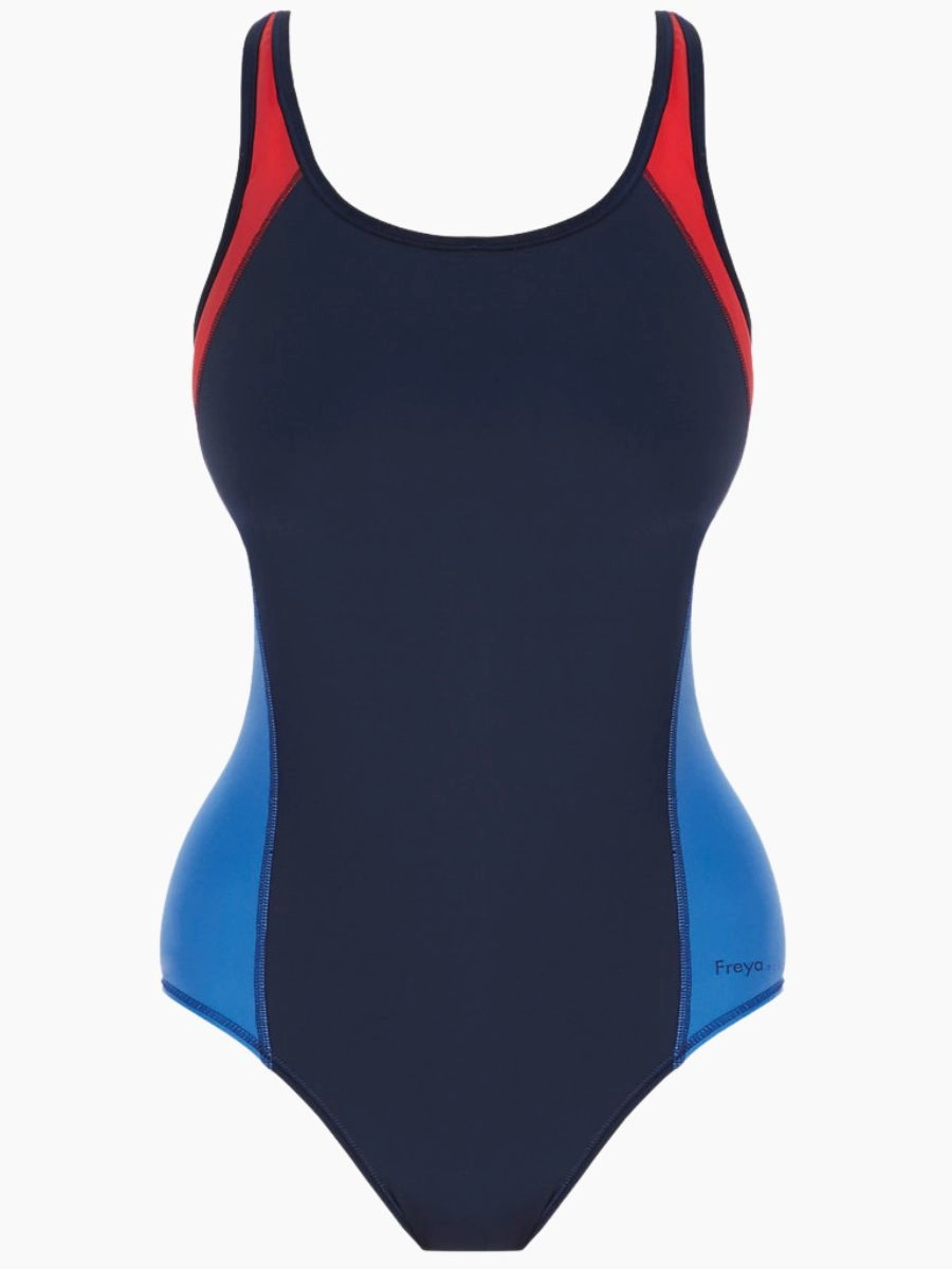 Active Freestyle Moulded Swimsuit - Astral Navy