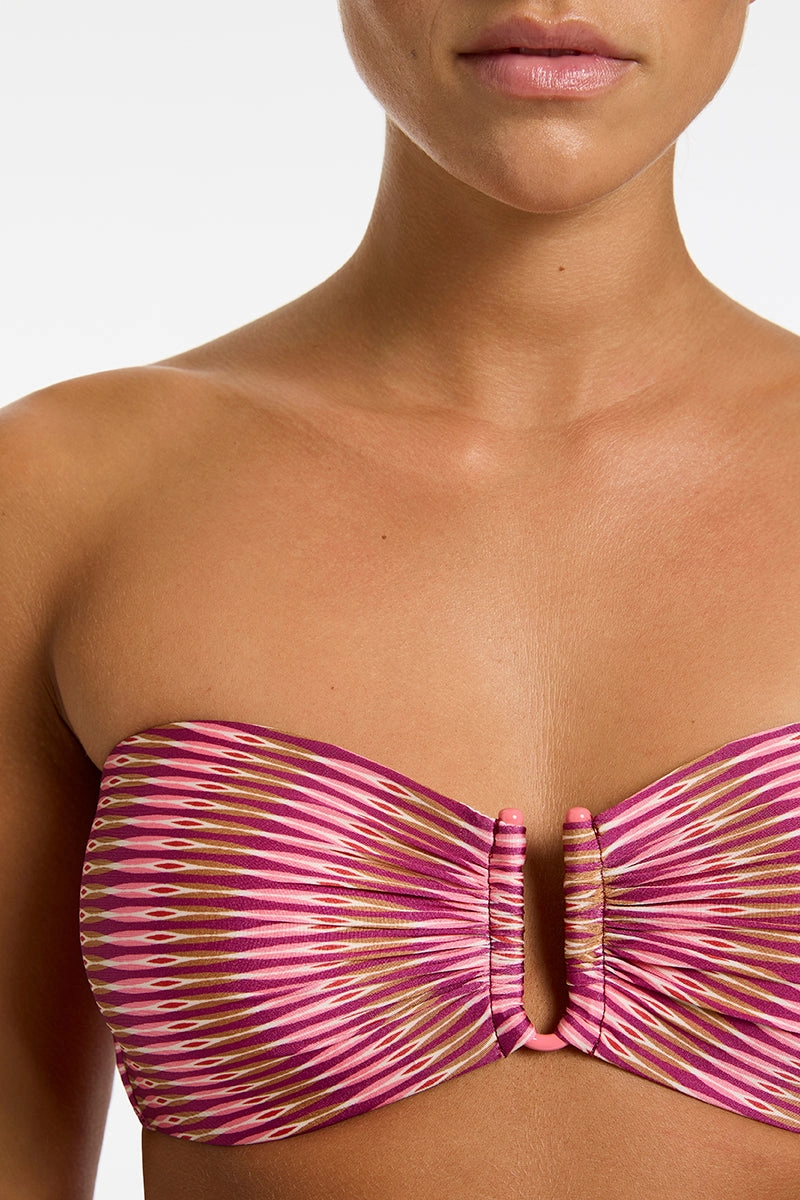 Alessia Geo Bandeau Top