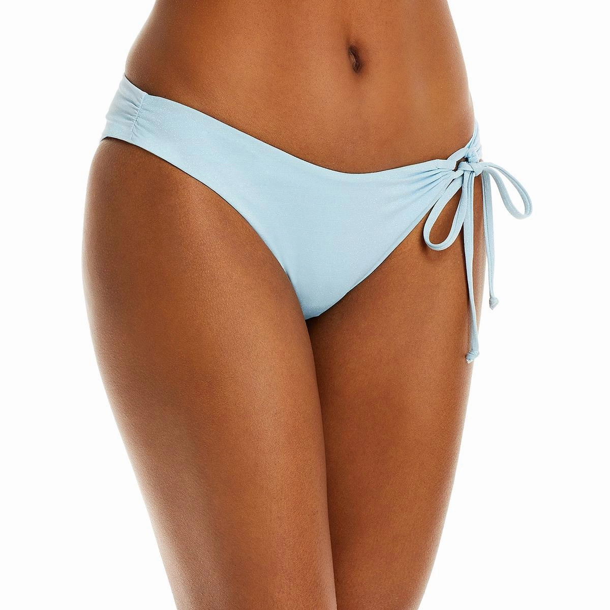 Amal Bottom Classic Womens Metallic Hipster Swim Bottom Separates