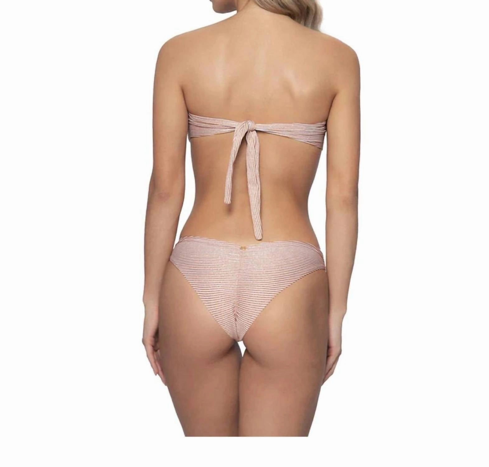 Aperol Stripe Bandeau In Orange