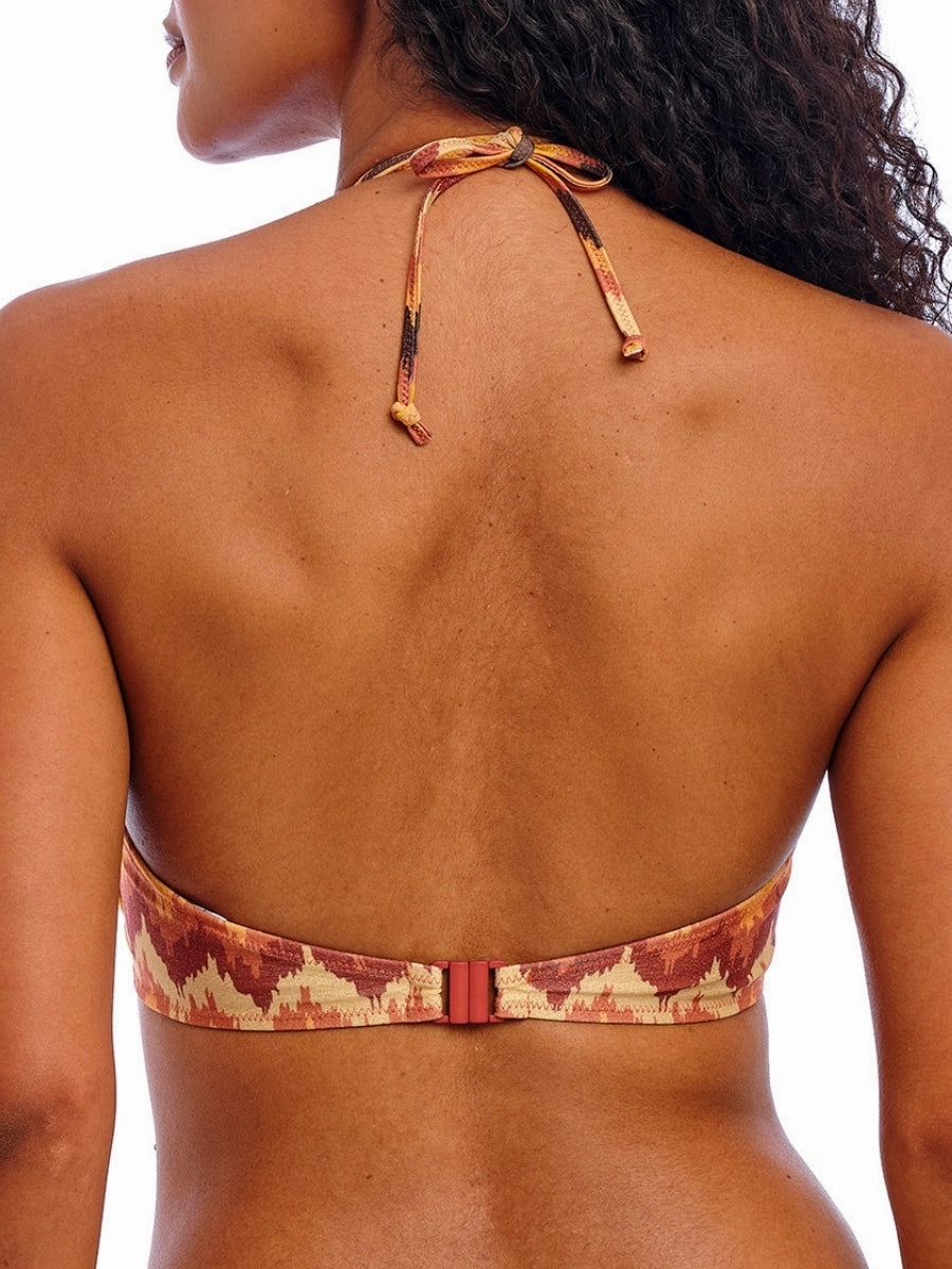 Arizona Wave Halterneck Bikini Top - Horizon