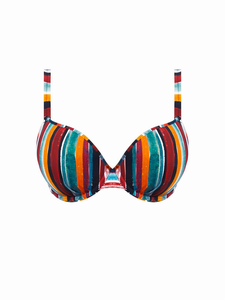 Bali Bay Bandless Deco Bikini Top - Multi