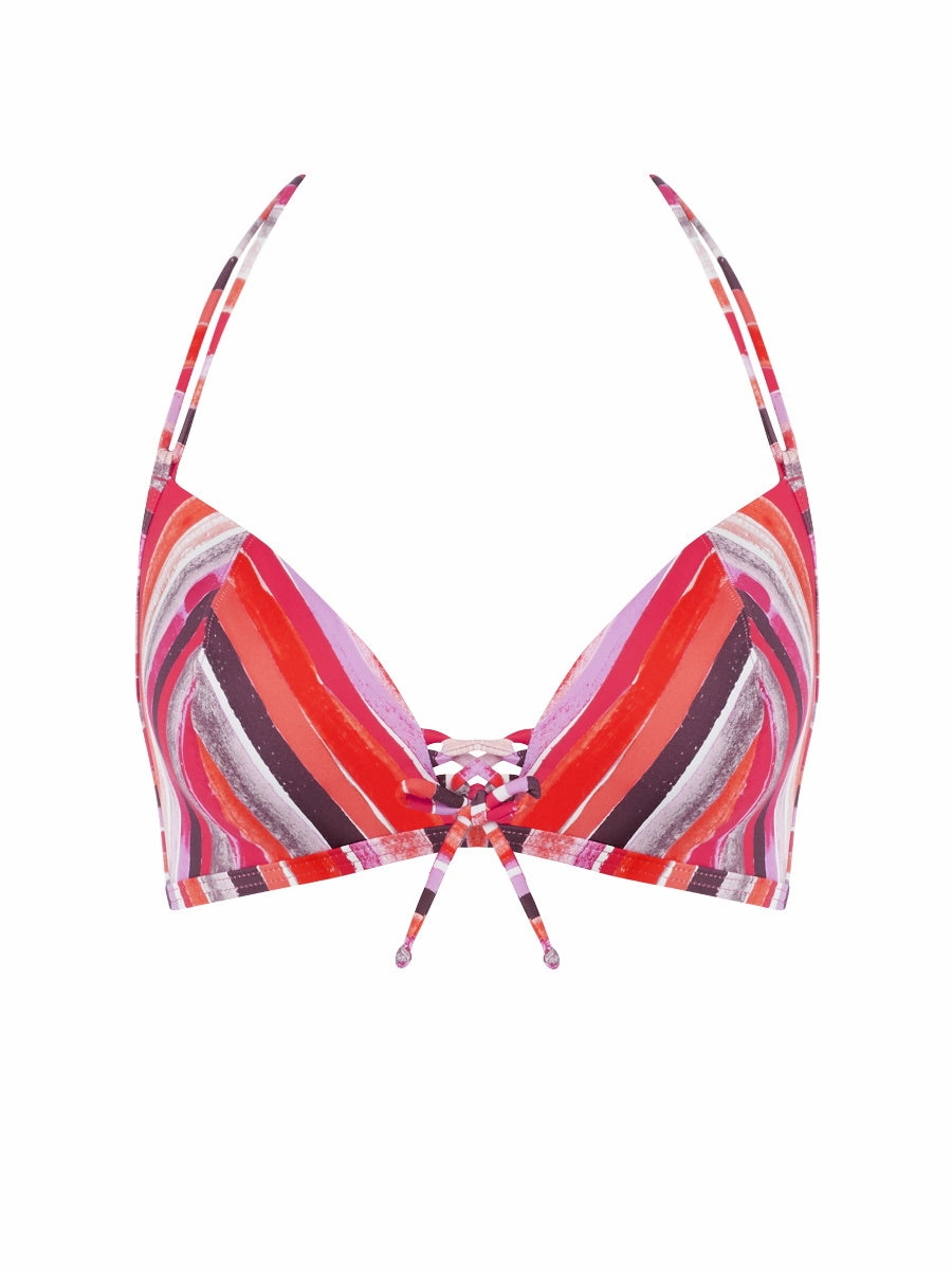 Bali Bay Triangle Bikini Top - Summer Multi