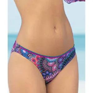 Batik-Inspired Print Swim Bottom In Bleu Avatar
