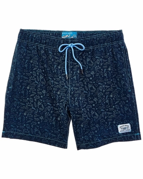 Beach Bros Beach Decal Swim Short