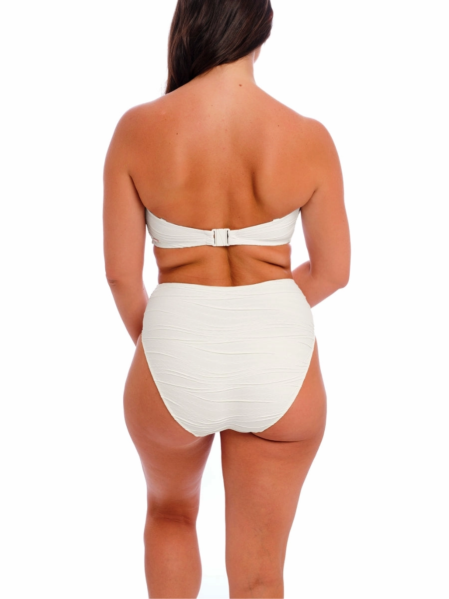 Beach Waves Bandeau Bikini Top - Linen