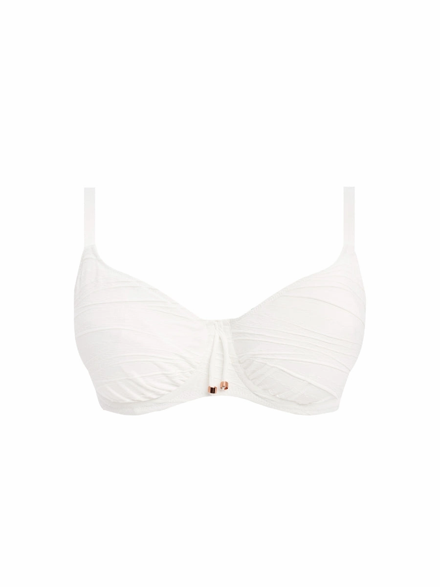 Beach Waves Full Cup Bikini Top - Linen