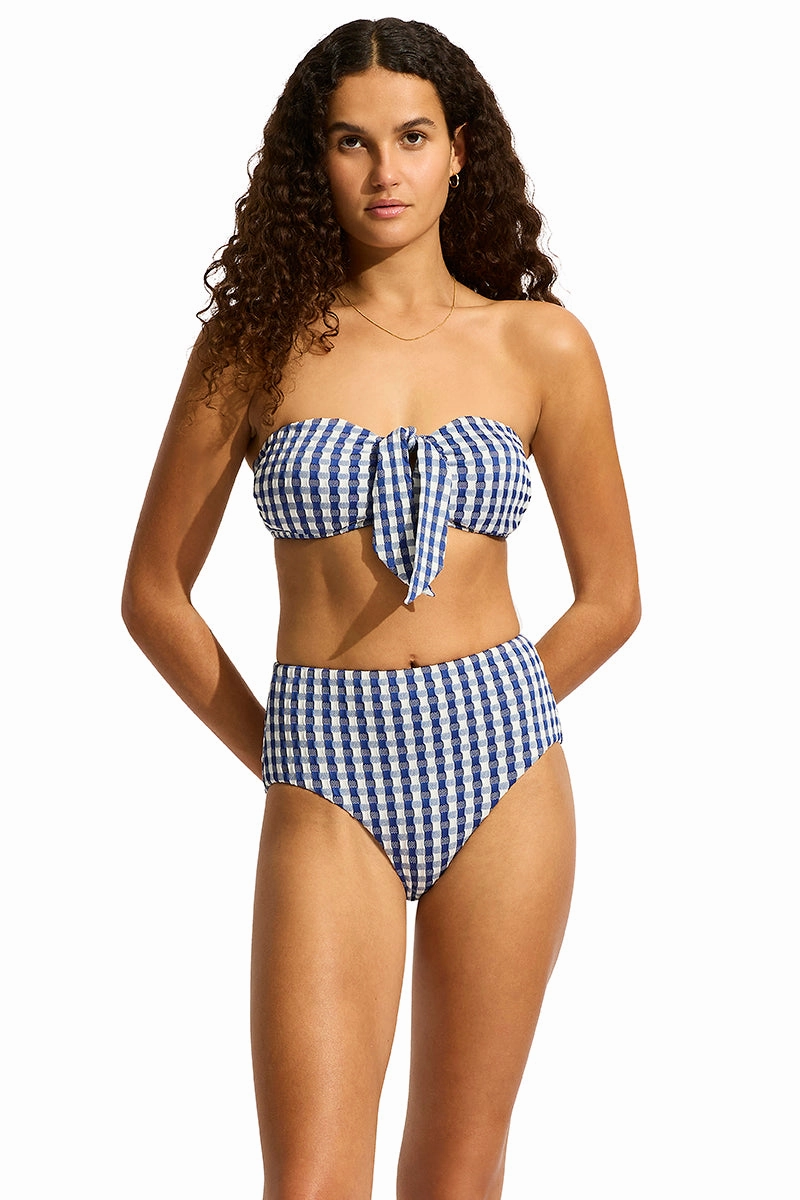 Bella Tie Front Bandeau Bra Top