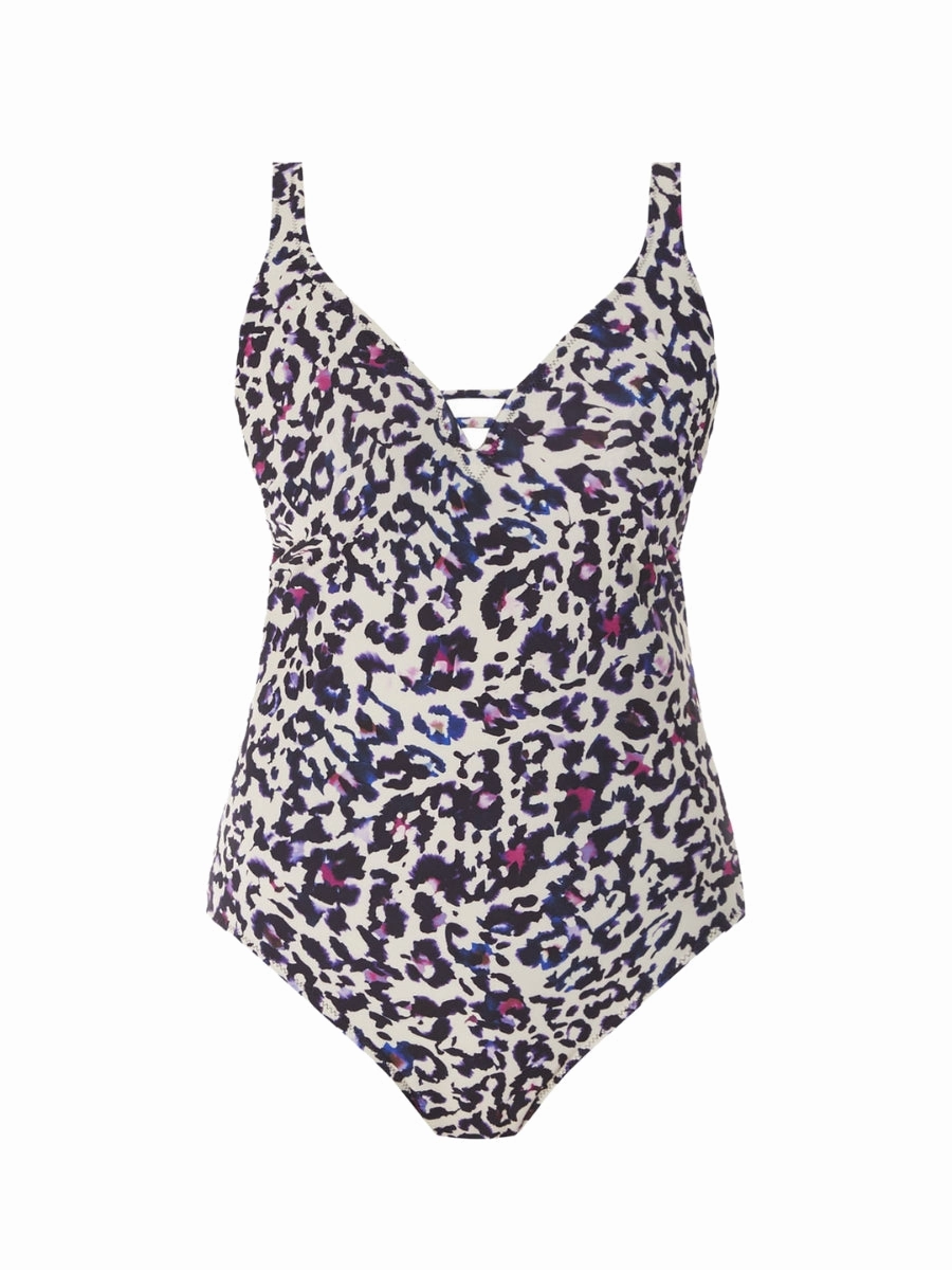 Bonito V-Neck Swimsuit - Amethyst