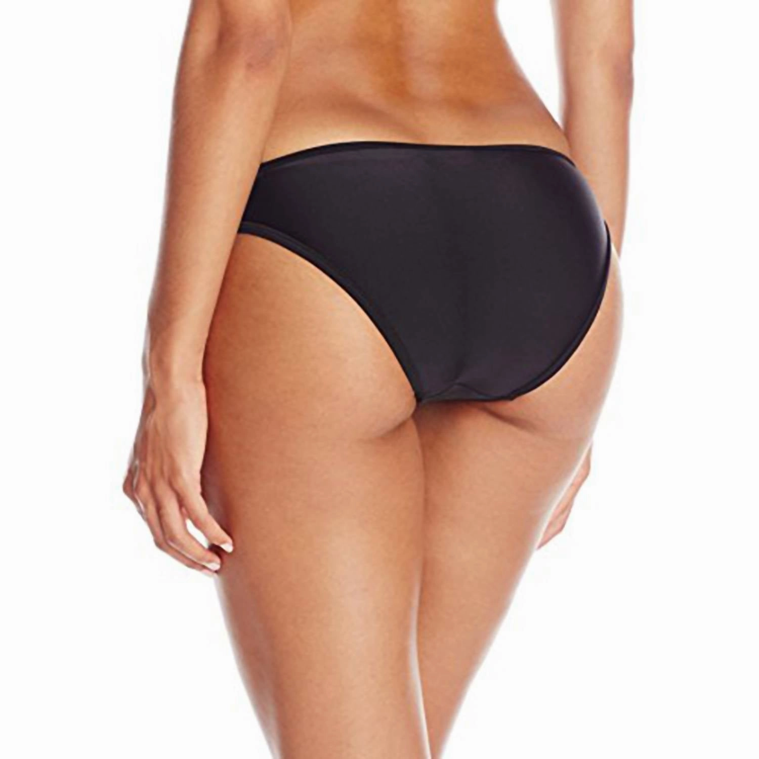 Bottom's Up Sport Mesh Bikini Brief In Black