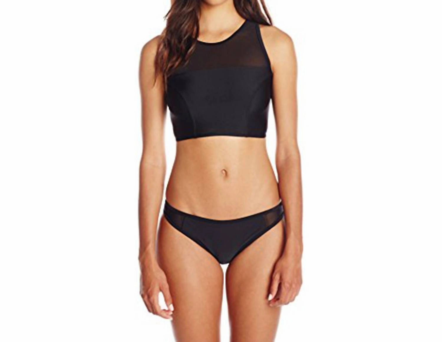 Bottom's Up Sport Mesh Bikini Brief In Black