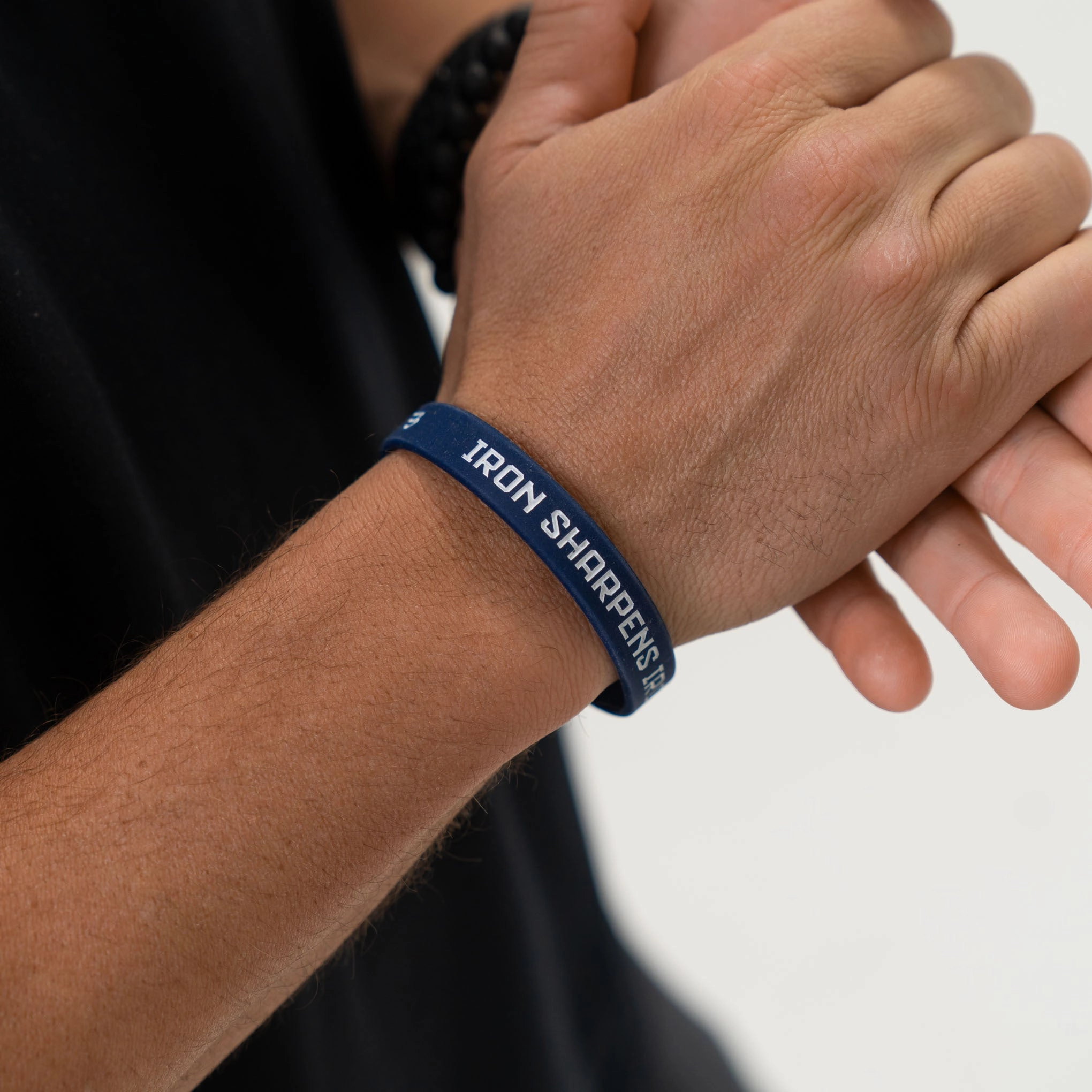 Bracelet - Iron Sharpens Iron - Blue