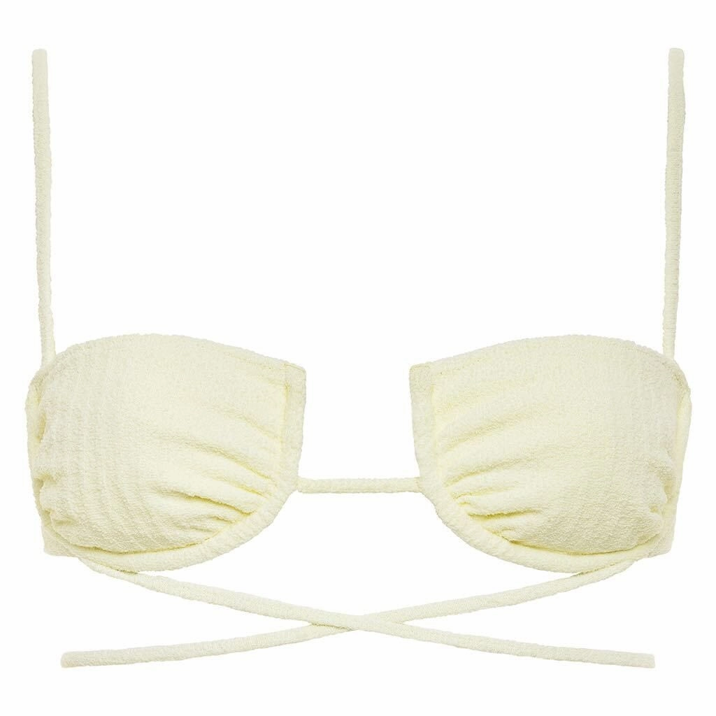Buttercream Rib Simone Bikini Top