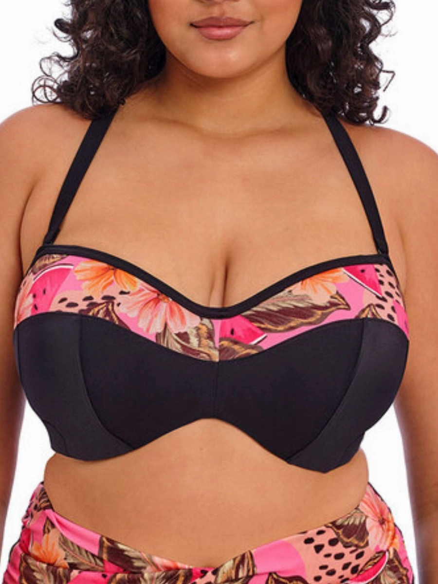 Cabana Nights Bandeau Bikini Top - Multi