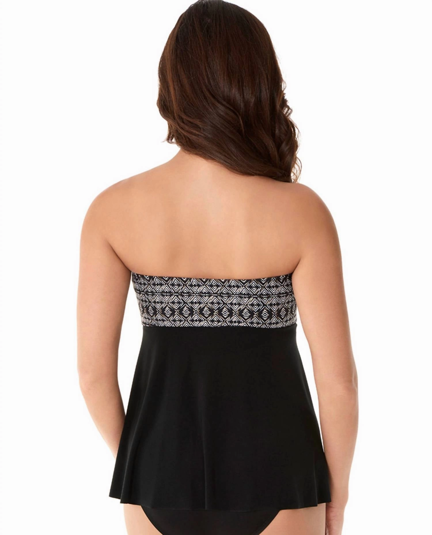Cadiz Bandeau Tankini Top In Incan Treasure