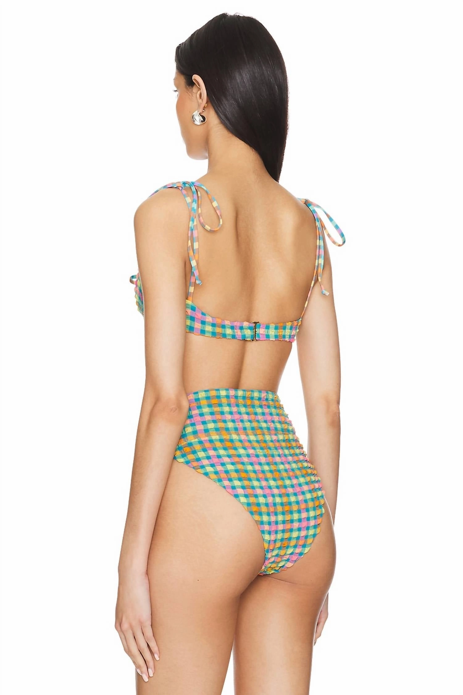 Caitlin Top In Sunny Side Gingham