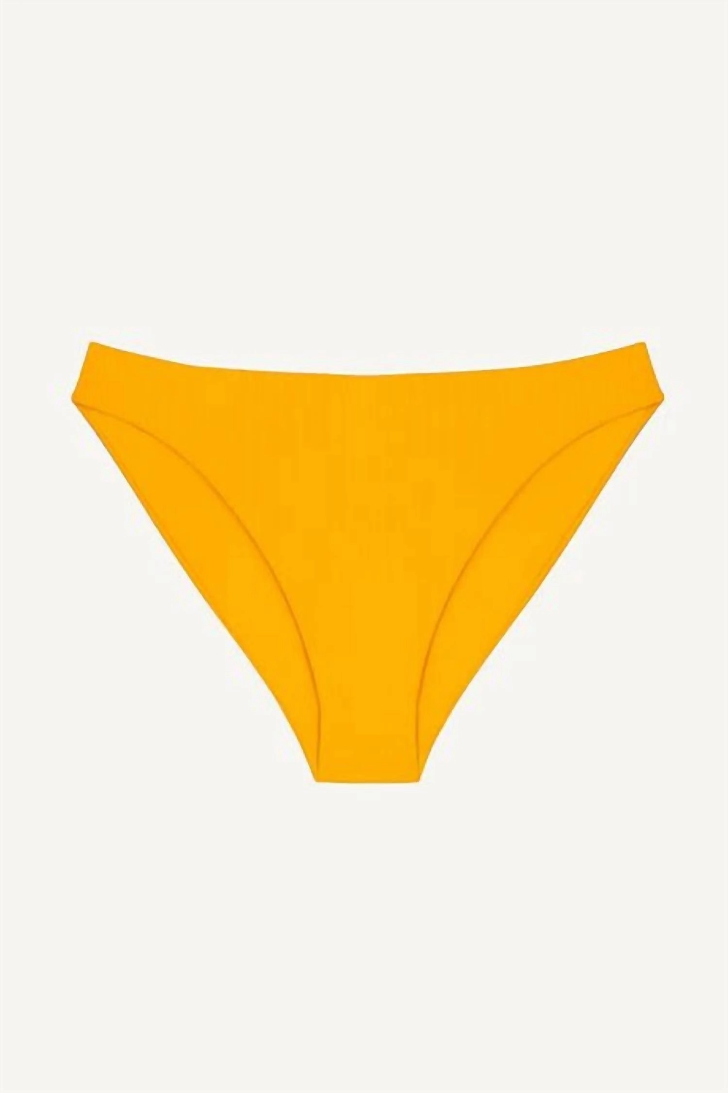 Cali High-Leg Bikini Bottom In Sunflower