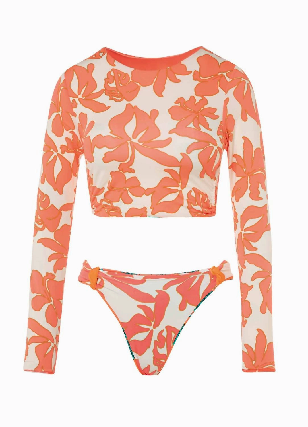 Cali Sunset Rashguard Top In Orange