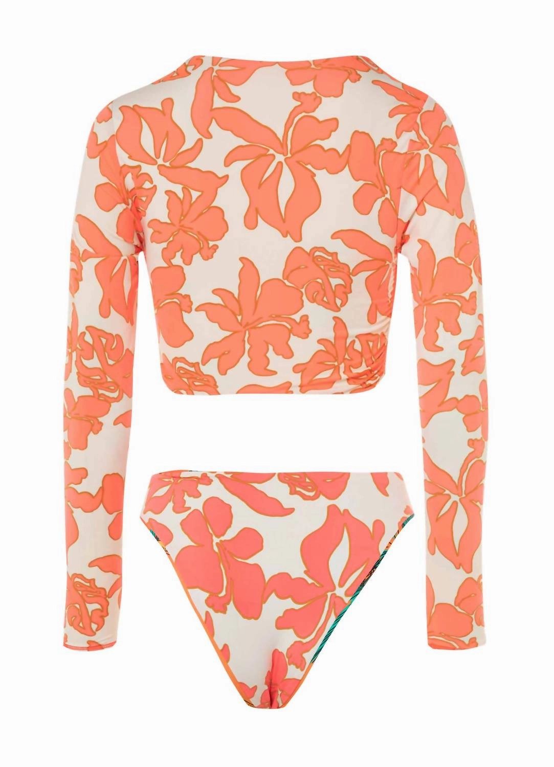 Cali Sunset Rashguard Top In Orange