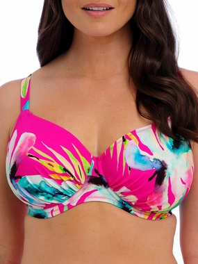 Carabelita Full Cup Bikini Top - Peony