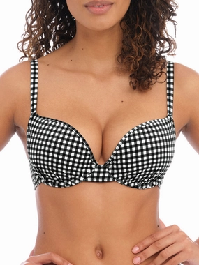 Check In Bikini Top - Monochrome