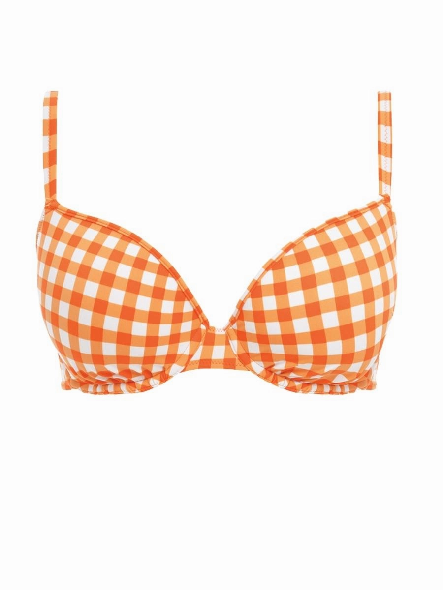 Check In Moulded Bikini Top - Zest