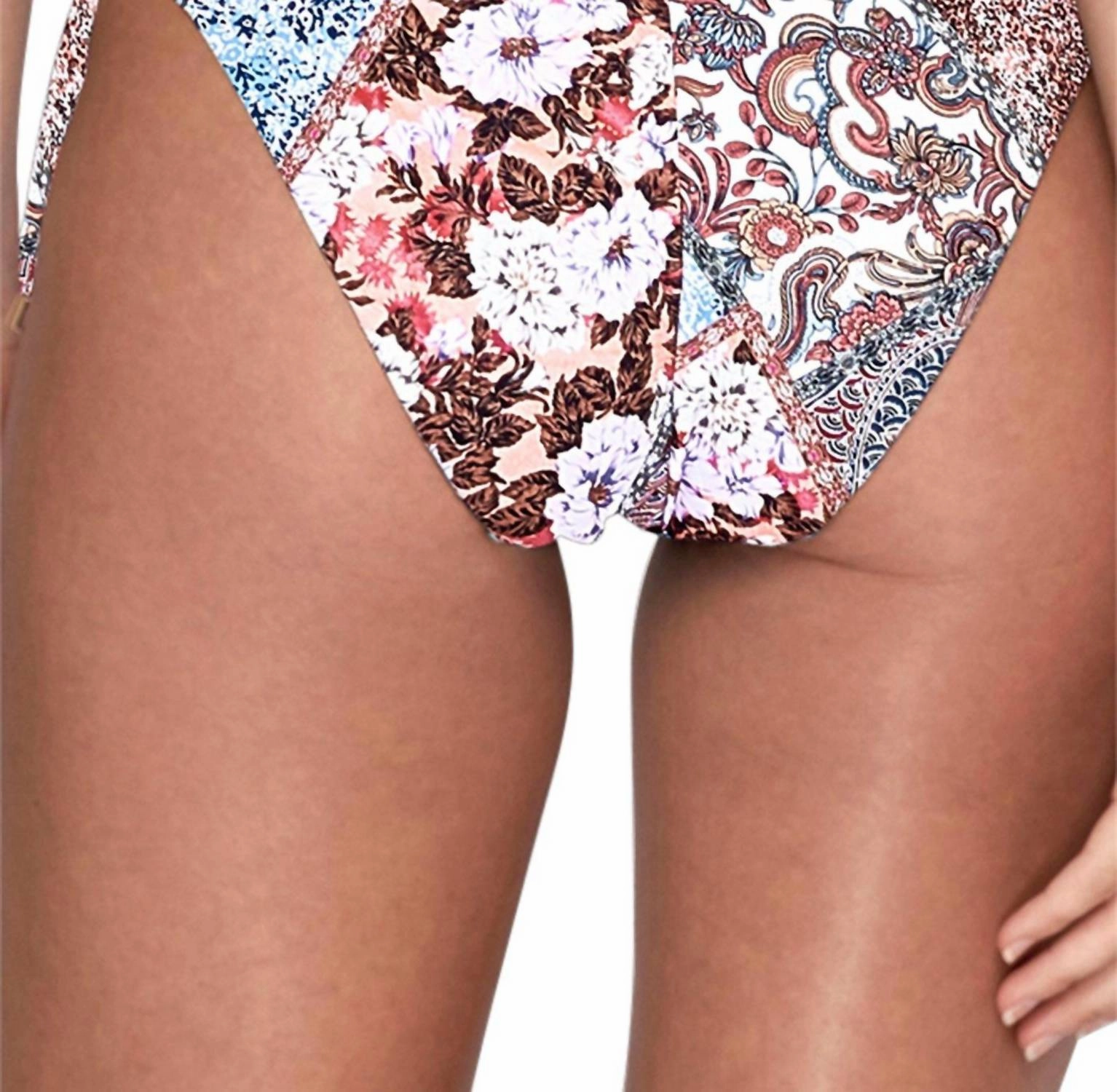 Cheeky Loop Tie Side Bikini Bottom In Australia Poetic