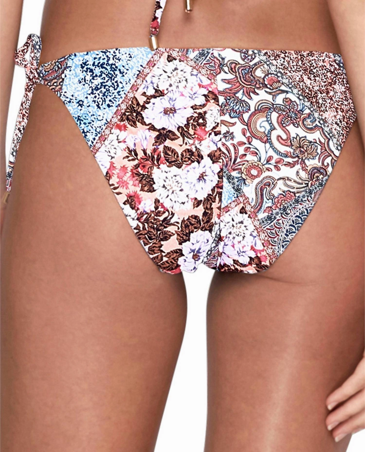 Cheeky Loop Tie Side Bikini Bottom In Australia Poetic