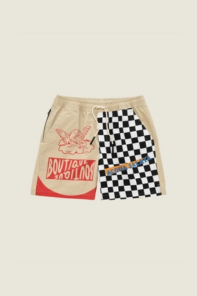 Chess Angel Canvas Short