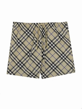 Classic Check Pattern Swimsuit