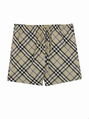 Classic Check Pattern Swimsuit