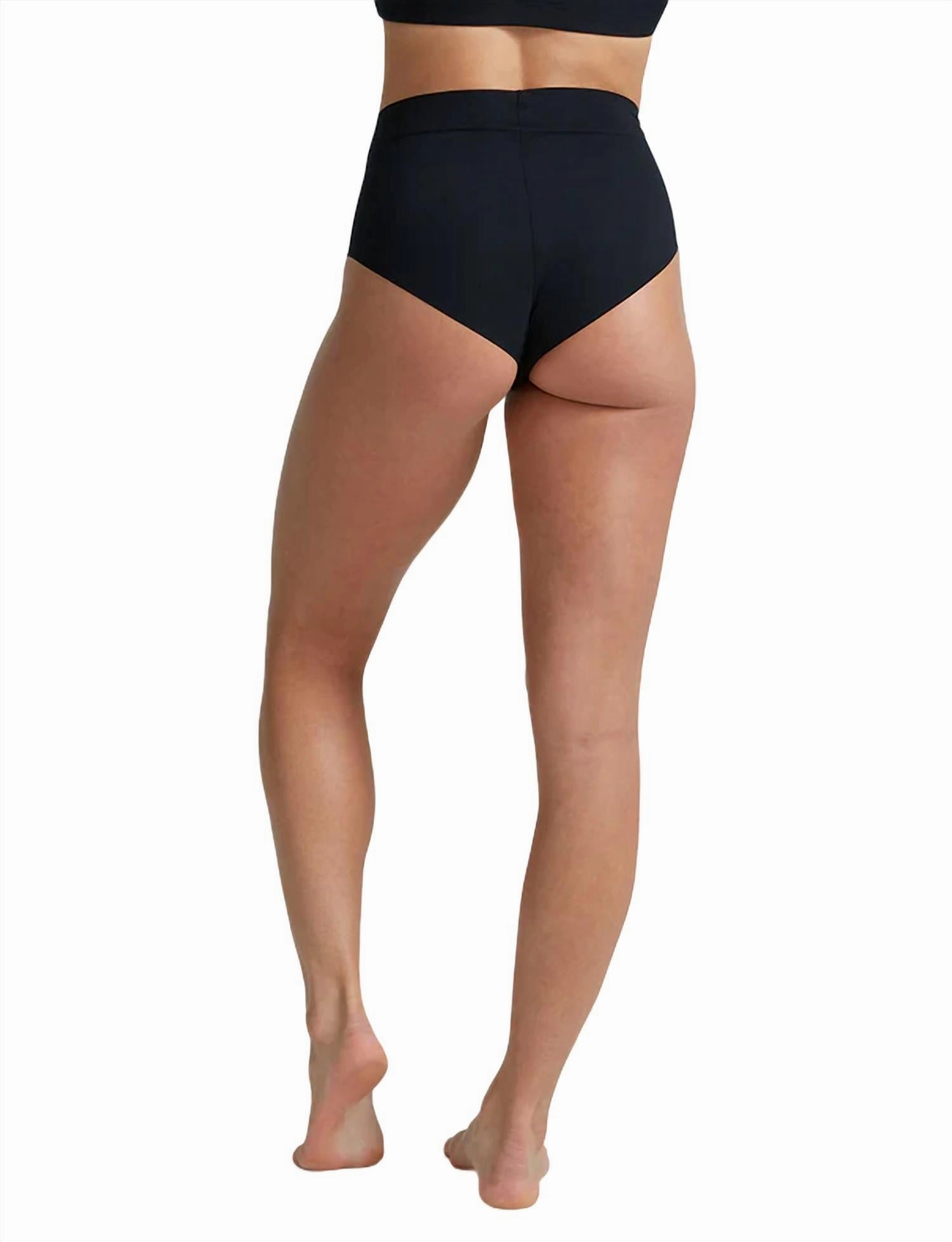 Classic High Rise Bikini Brief In Black