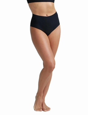 Classic High Rise Bikini Brief In Black