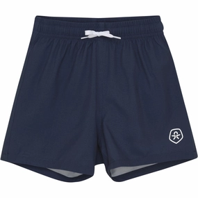 Color Kids Dress Blues Swim Shorts, Solid