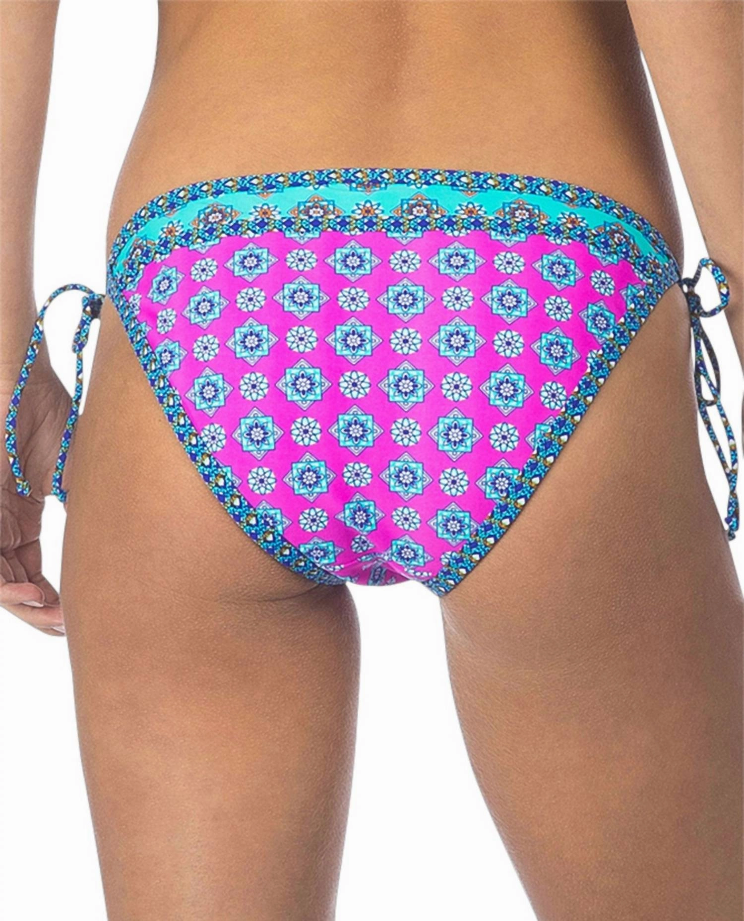 Crochet String Side Tie Bikini Bottom In Hob Mix It Up