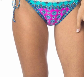 Crochet String Side Tie Bikini Bottom In Hob Mix It Up