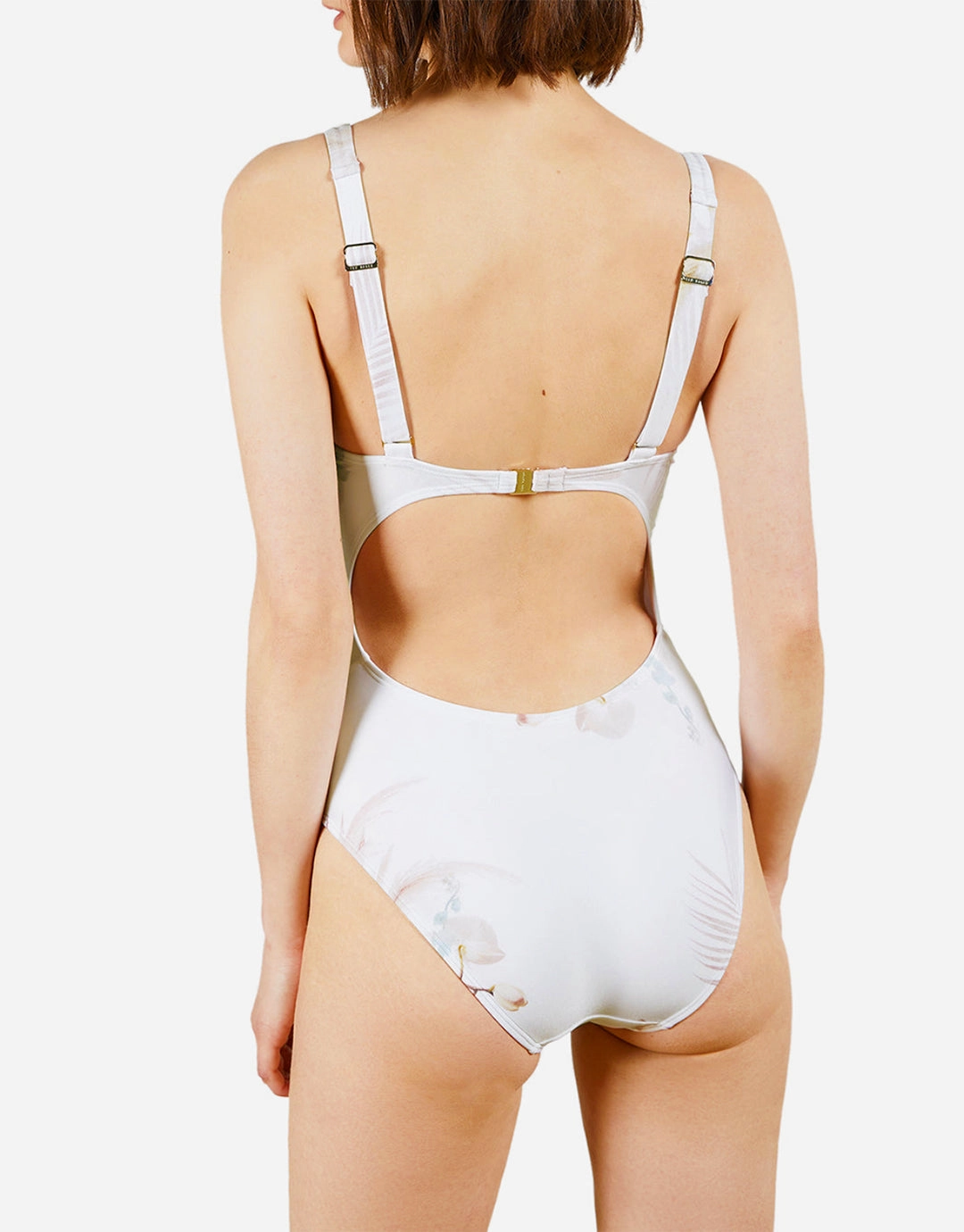 Daizey Cupped Panel Swimsuit - White