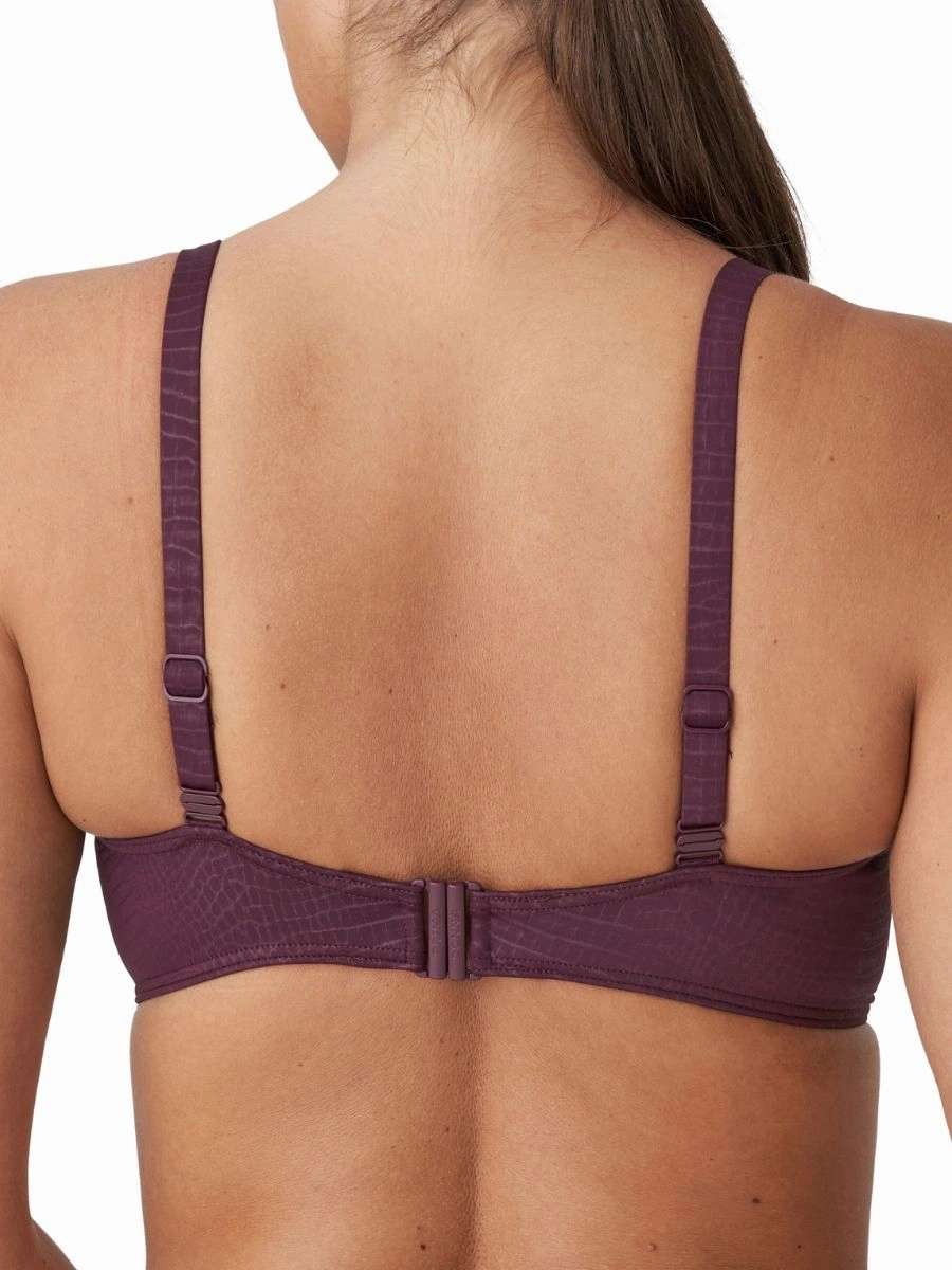 Dalyan Full Cup Bikini Top - Wine