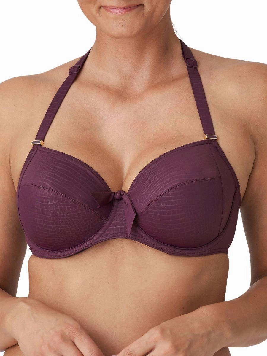 Dalyan Full Cup Bikini Top - Wine