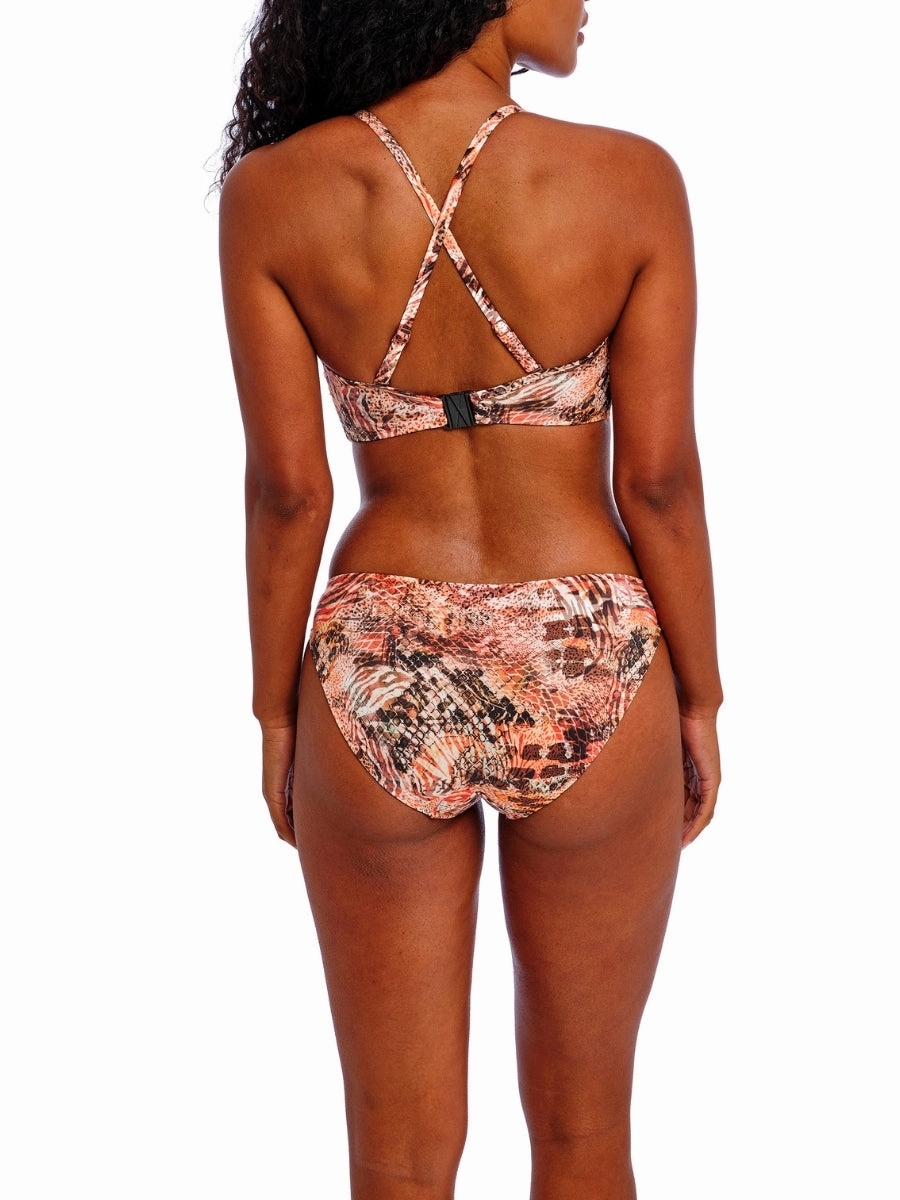 Desert Cat Bandeau Bikini Top - Sunset