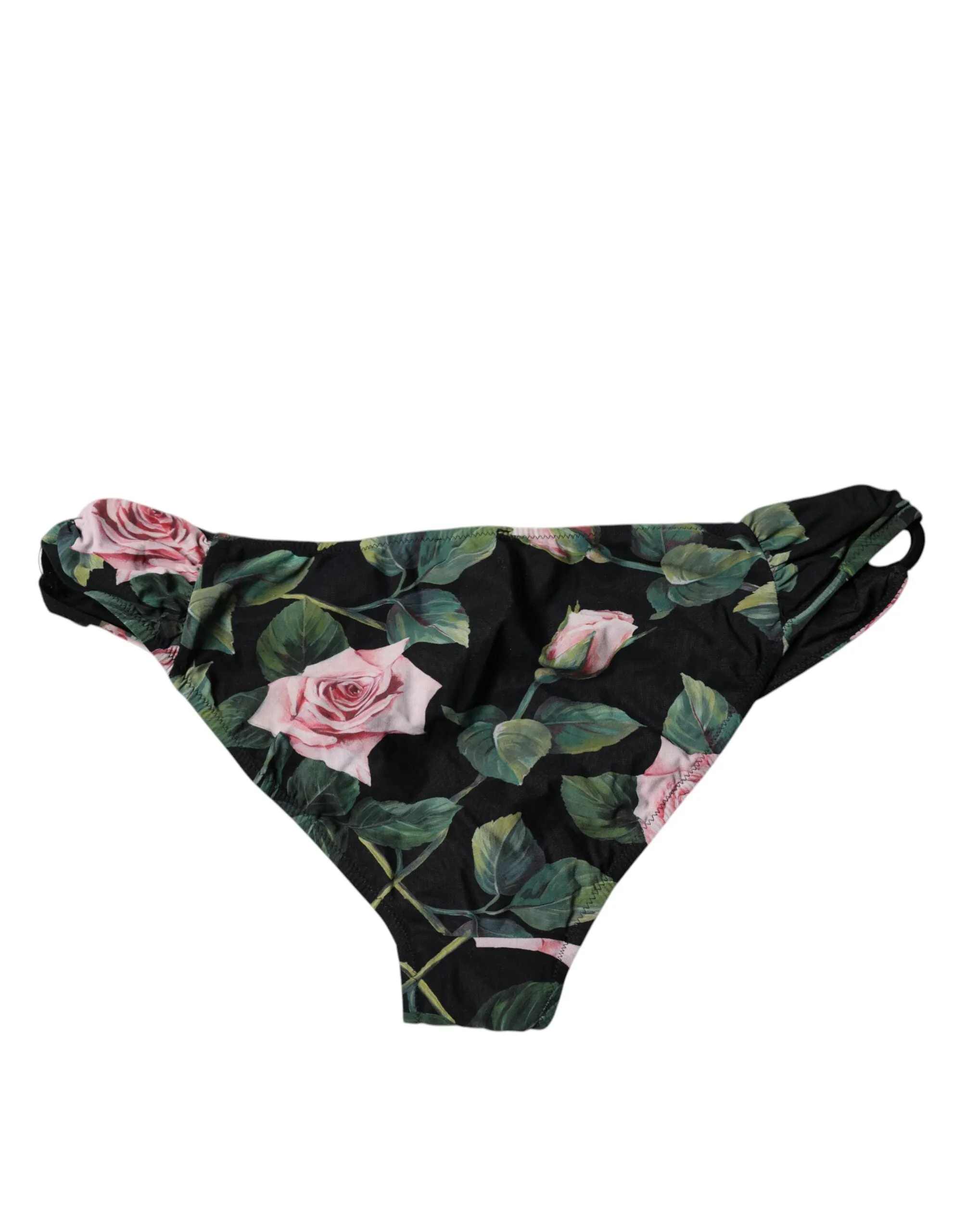 Dolce & Gabbana Rose Print Swimwear Bottom Beachwear Women's Bikini (Pre-Owned)