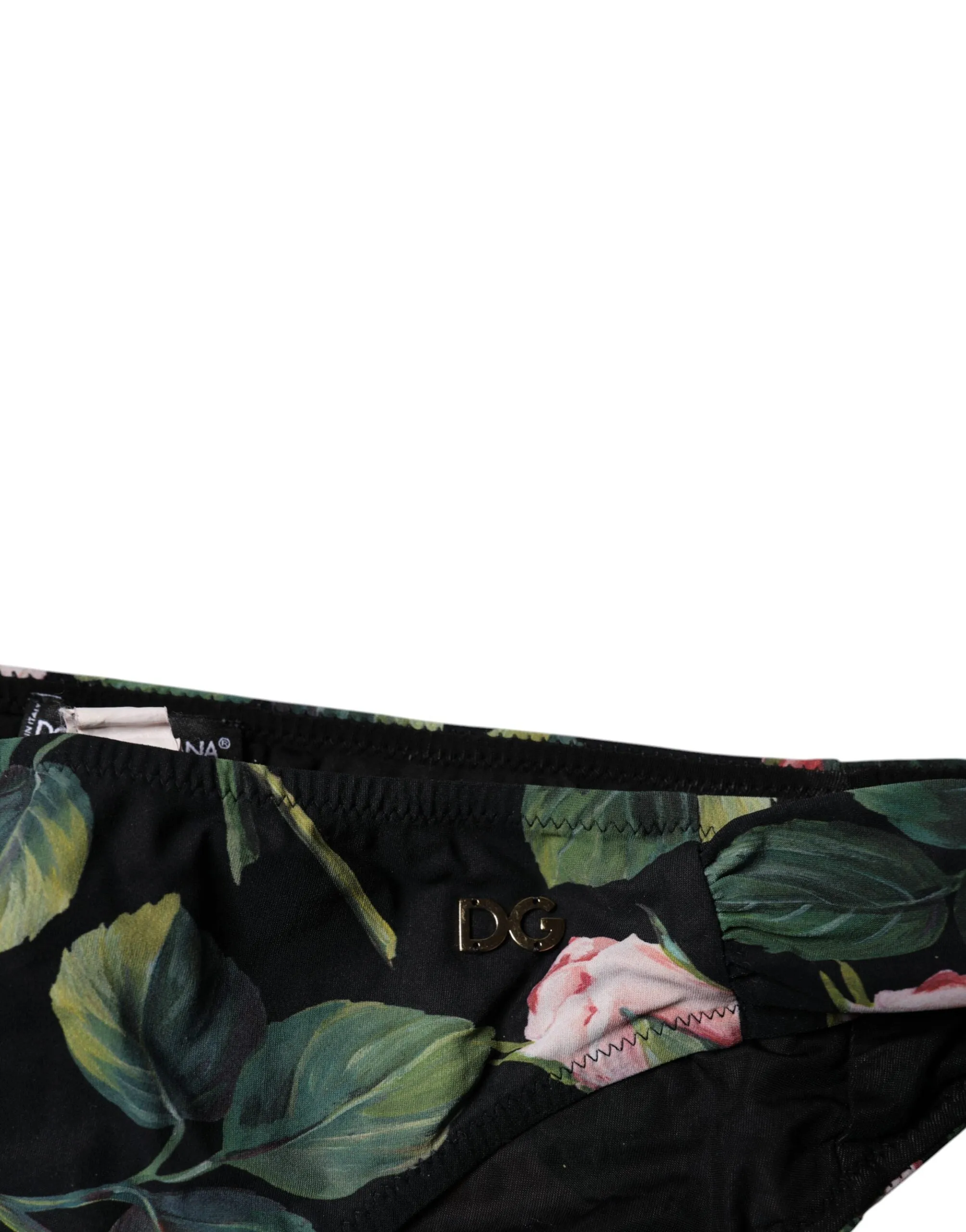 Dolce & Gabbana Rose Print Swimwear Bottom Beachwear Women's Bikini (Pre-Owned)