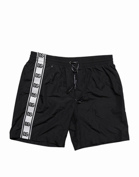Dolce & Gabbana Logo Polyester Beachwear Shorts Men's Swimwear (Pre-Owned)