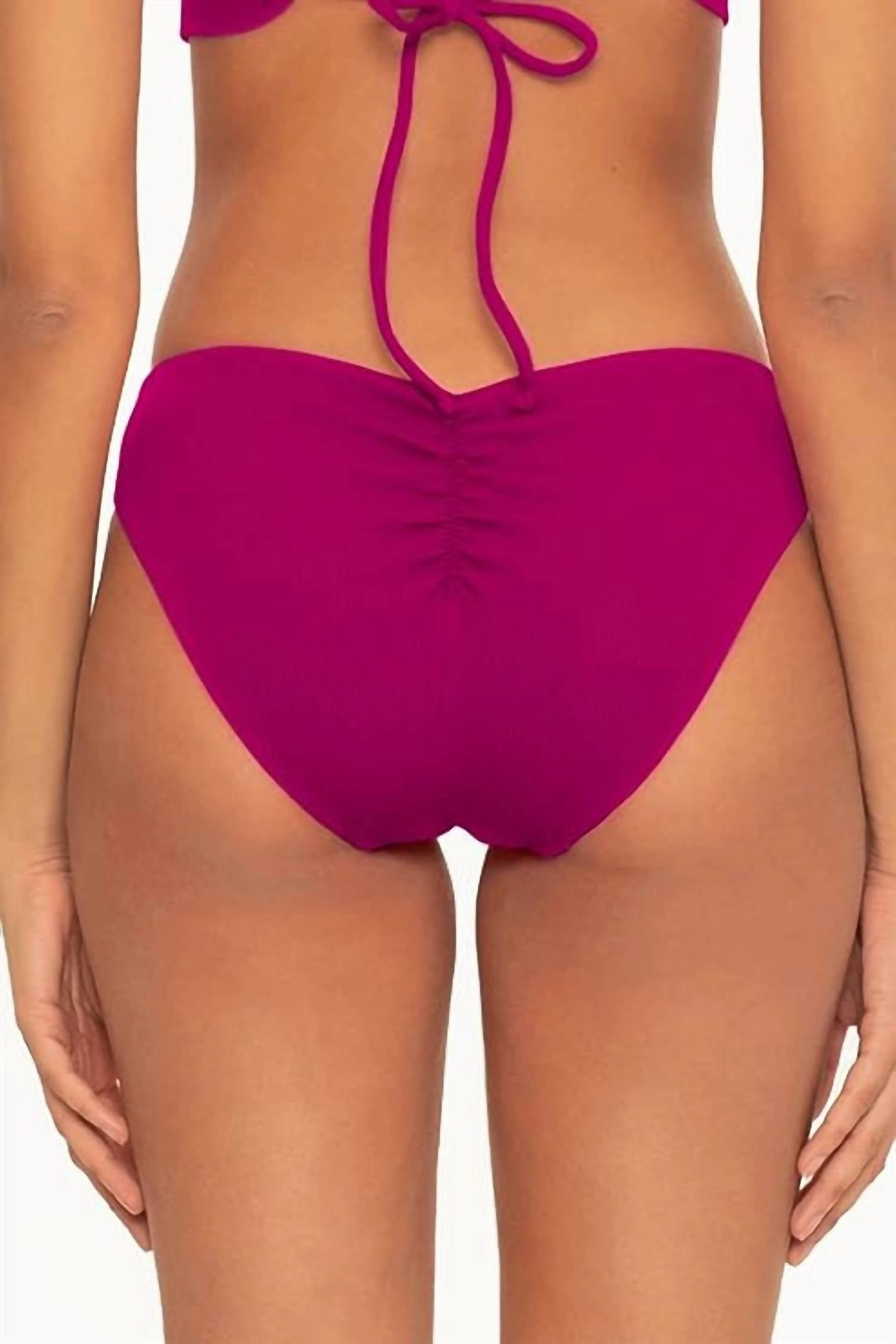 Driftwood Adela Hipster Swim Bottom In Pomegranate