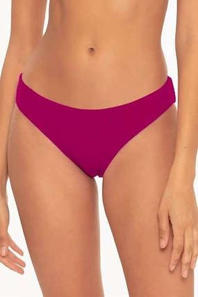 Driftwood Adela Hipster Swim Bottom In Pomegranate