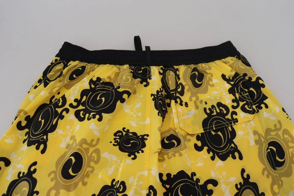 Dsqua   Printed Men Beachwear Shorts Men's Swimwear
