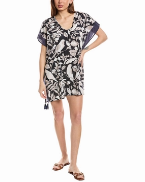 Echo Birds Of Paradise Tassel Caftan