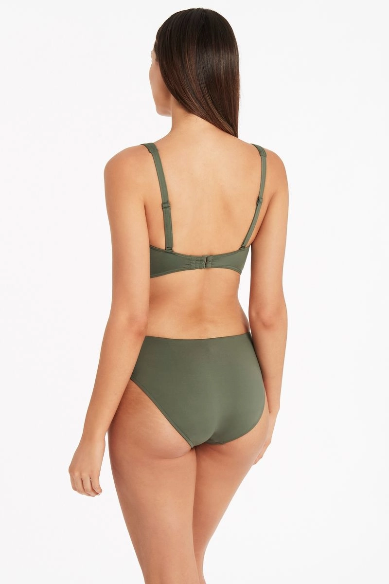 Eco Mid Bikini Khaki