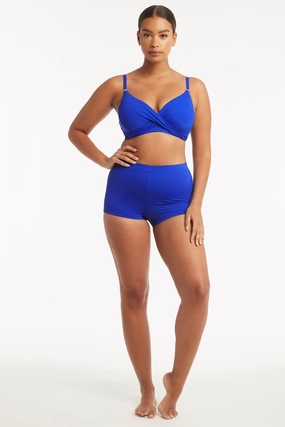 Eco Twist Front DD/E Bra Cobalt