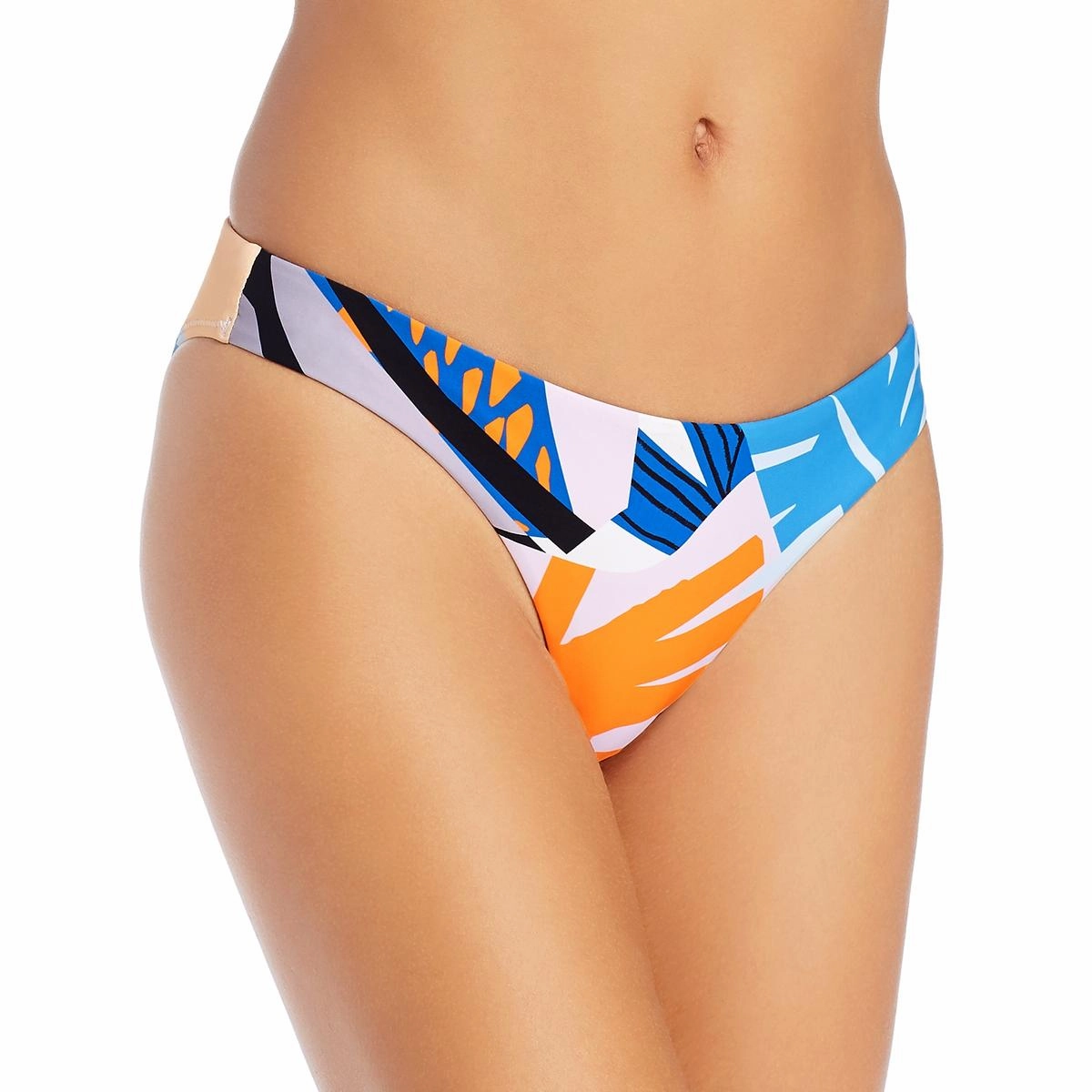 Elle Womens Printed Hipster Swim Bottom Separates